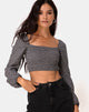 Imagen de Elina Top en Check It Out Negro