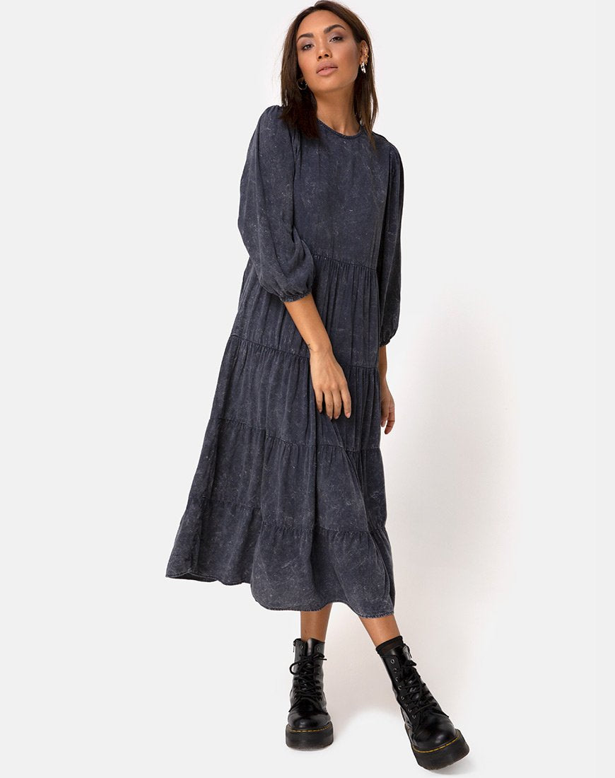 Imagen del vestido Magnolia en Wash Out Negro
