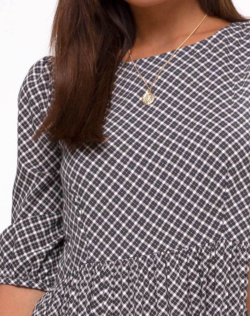 Imagen de Ellery Maxi Dress in Check it Out Negro