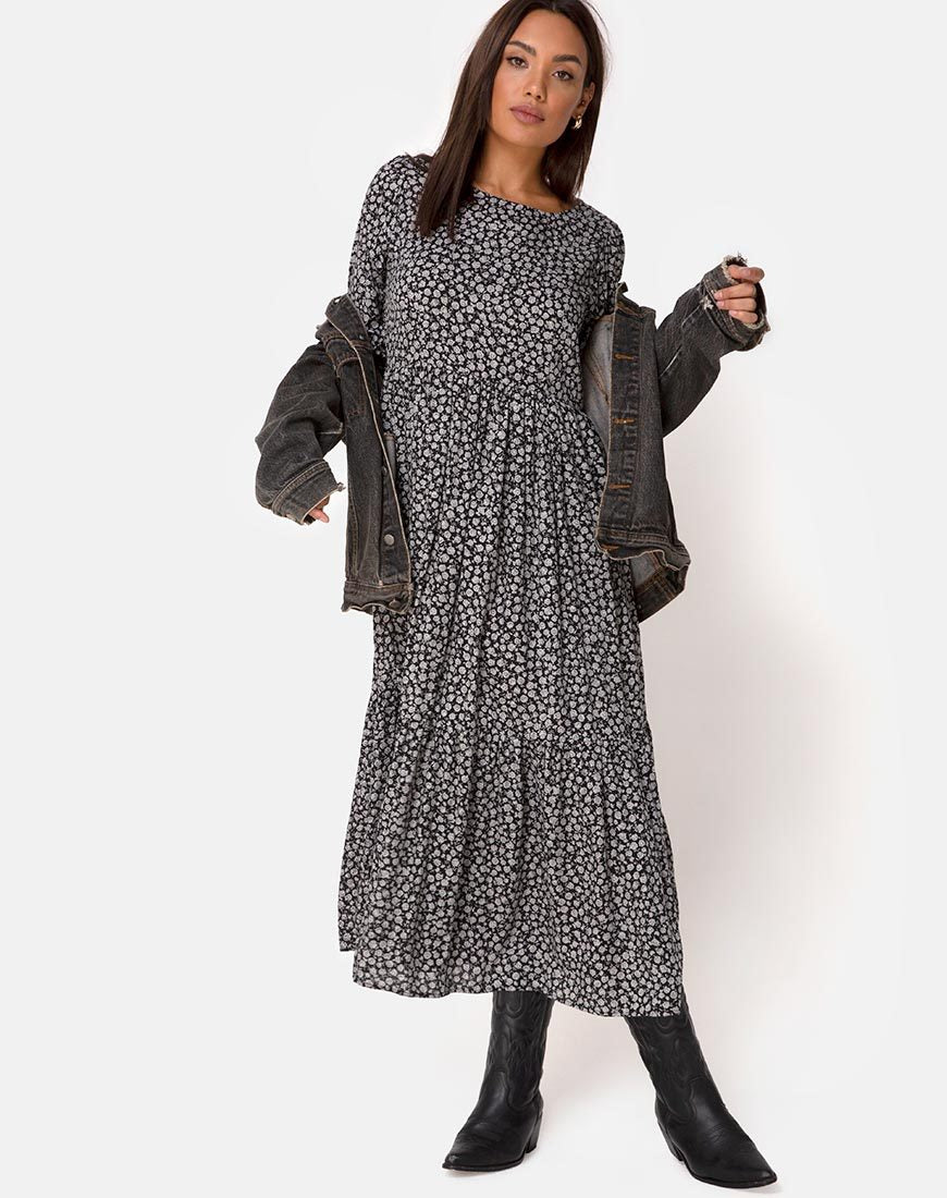 Imagen de Ellery Vestido en Ditsy Rose Negro