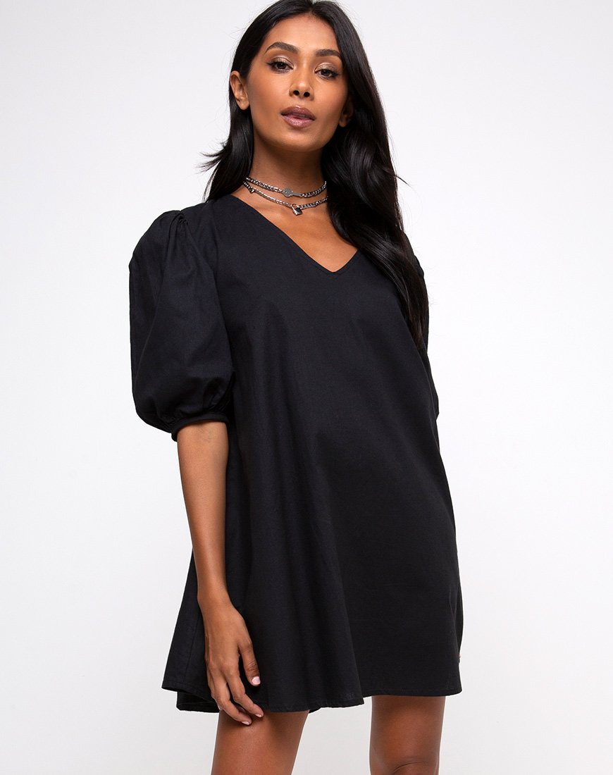 Vestido Elna Babydoll Negro