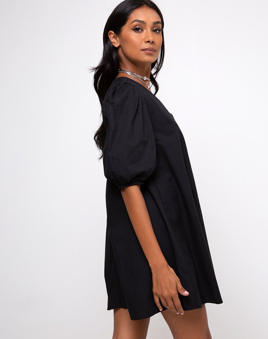 Vestido Elna Babydoll Negro