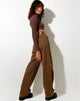 Imagen de Elody Crop Top en rib caoba profundo Cowgirl Embro