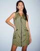 Imagen de Elok Cargo Mini Dress in Parachute Silver Green