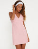 imagen de Eluned Mini Dress in Gingham Pink