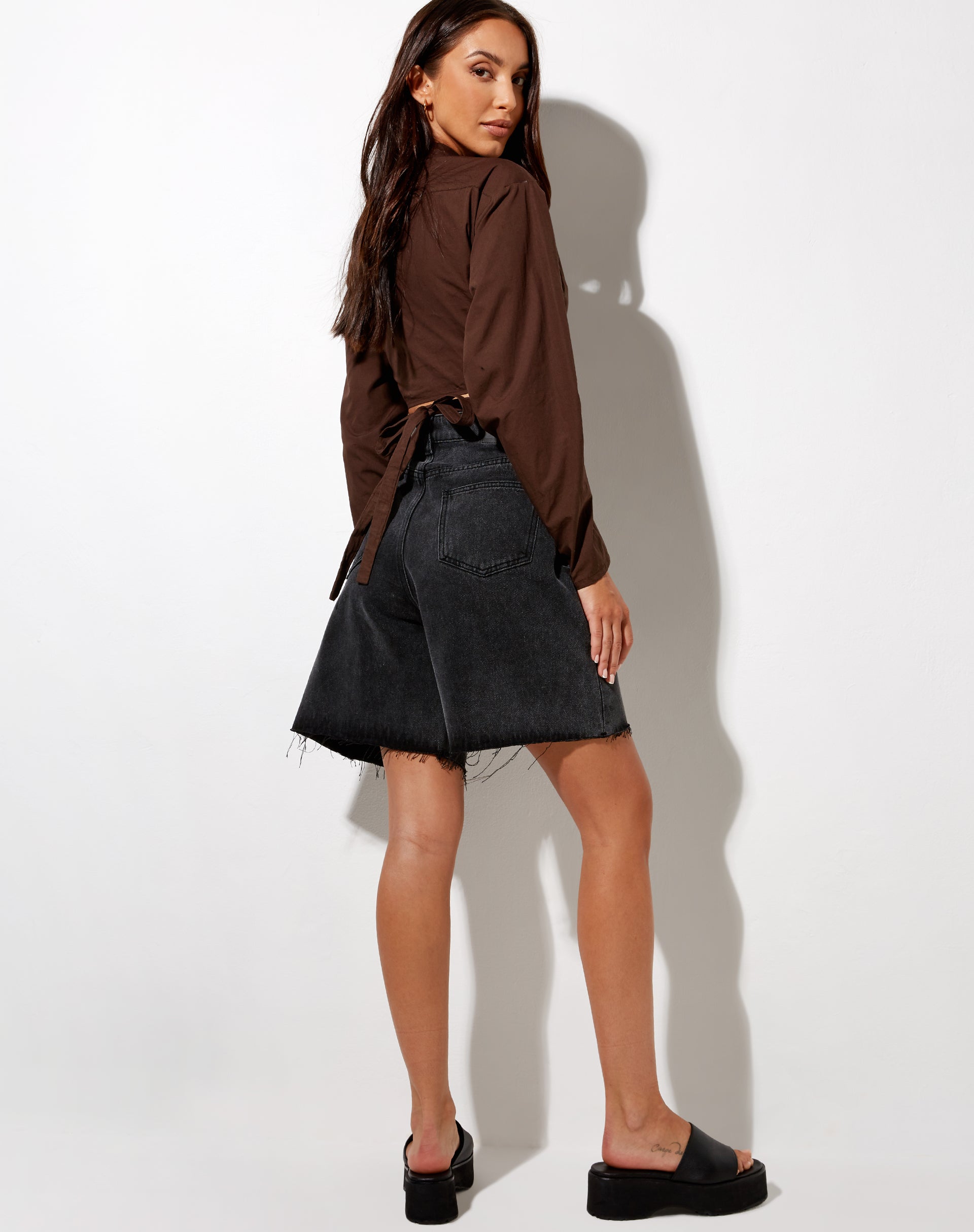 Imagen de Elyse Crop Top en Caoba Profundo