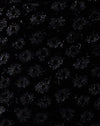 Satén Ditsy Rose Negro