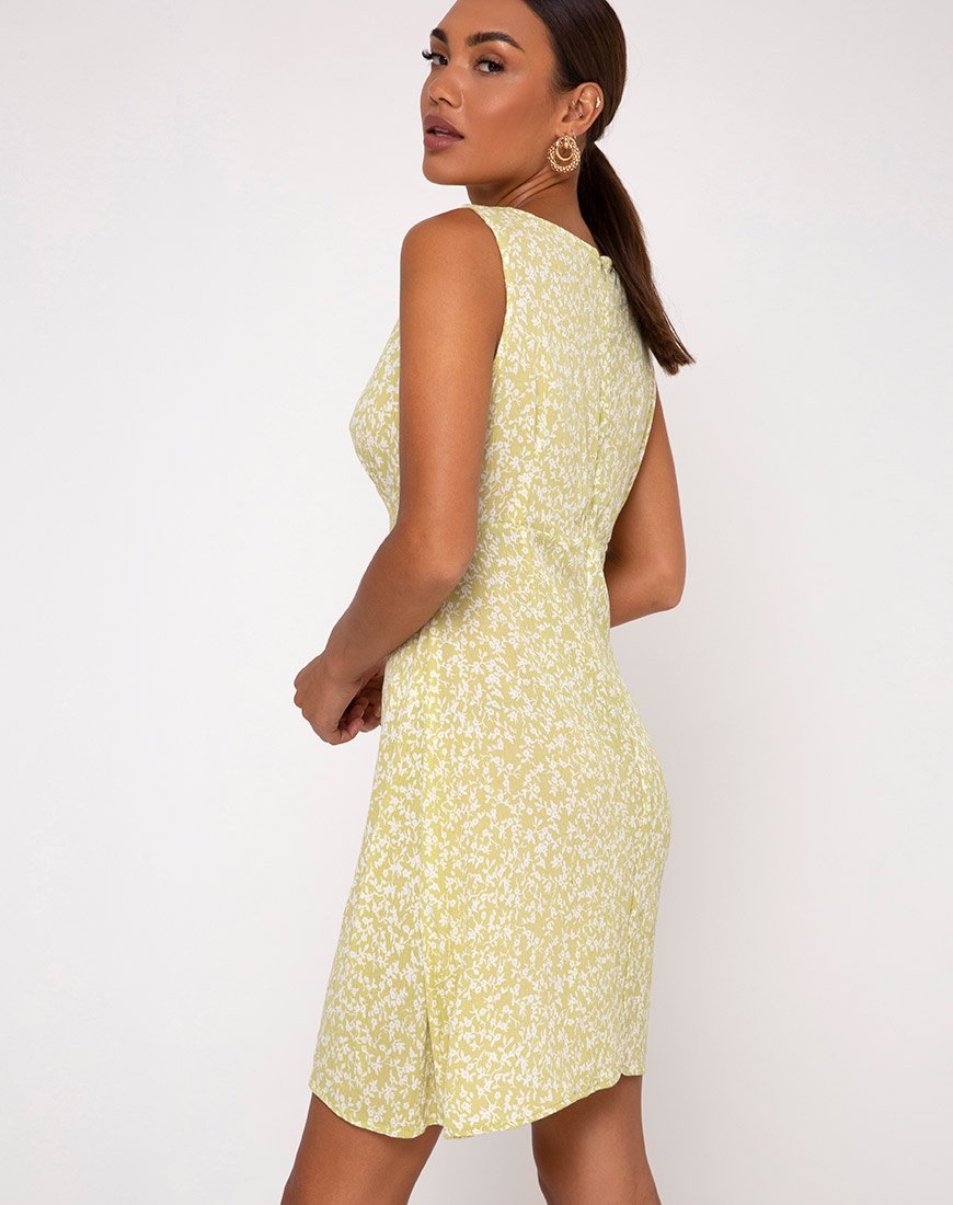 Imagen de Enslee Slip Dress en espuma de menta Crinkle Botanic