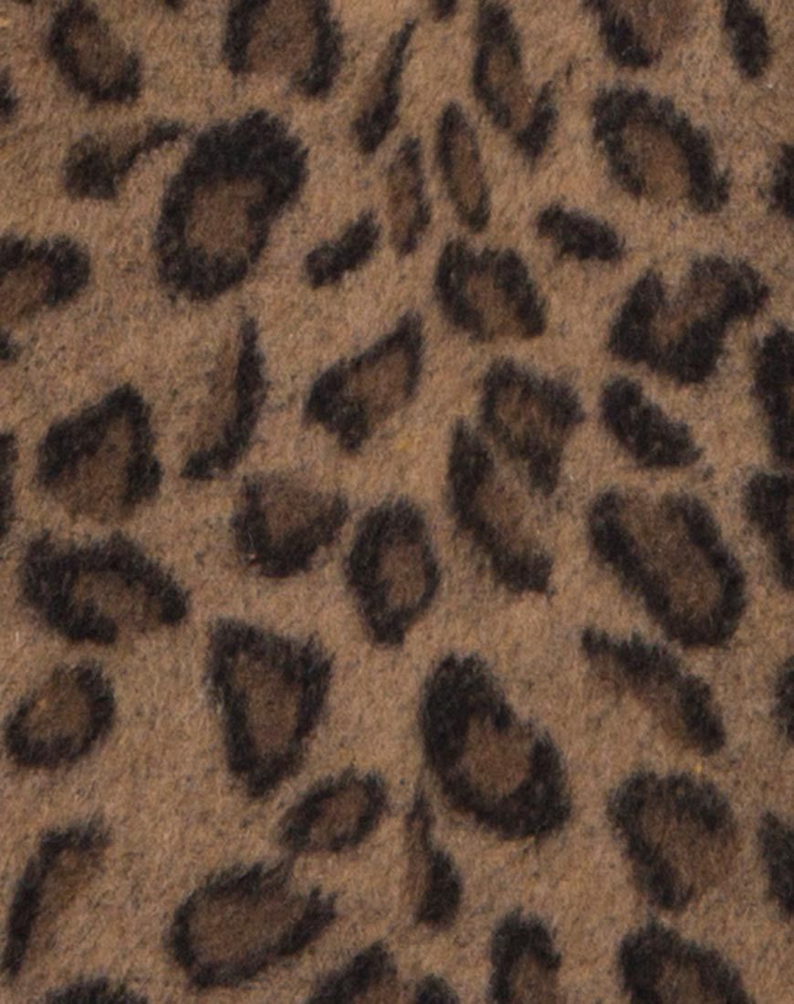 Imagen de Ernest Boyfriend Coat Leopard Print Grey