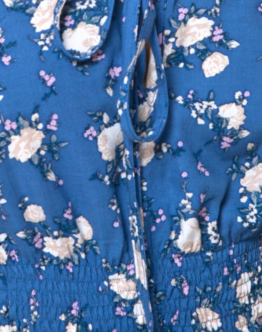 Imagen de Evane Crop Top en Soheila Floral Azul