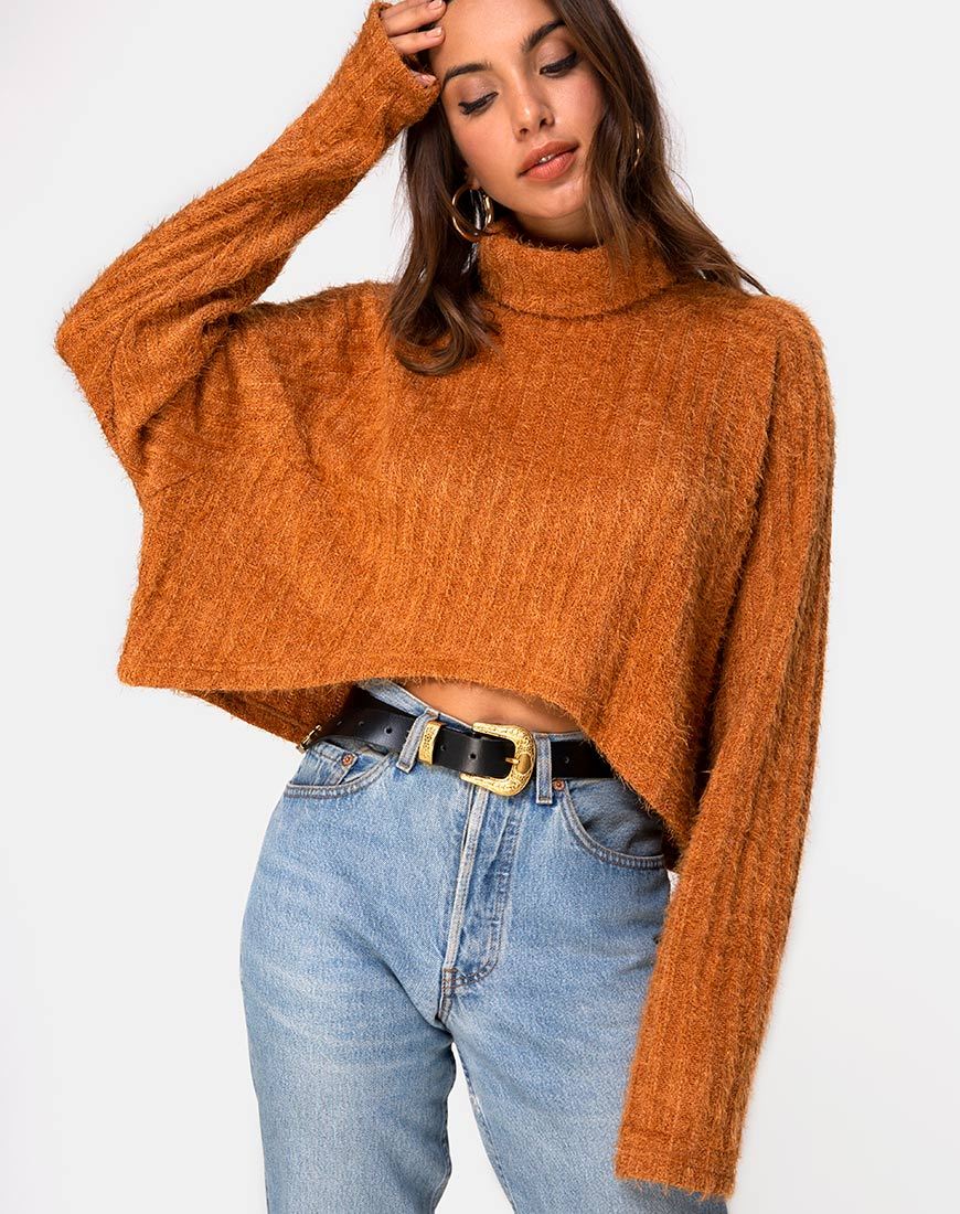 Sudadera Evie en punto óxido
