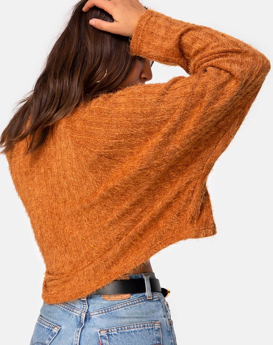 Sudadera Evie en punto óxido