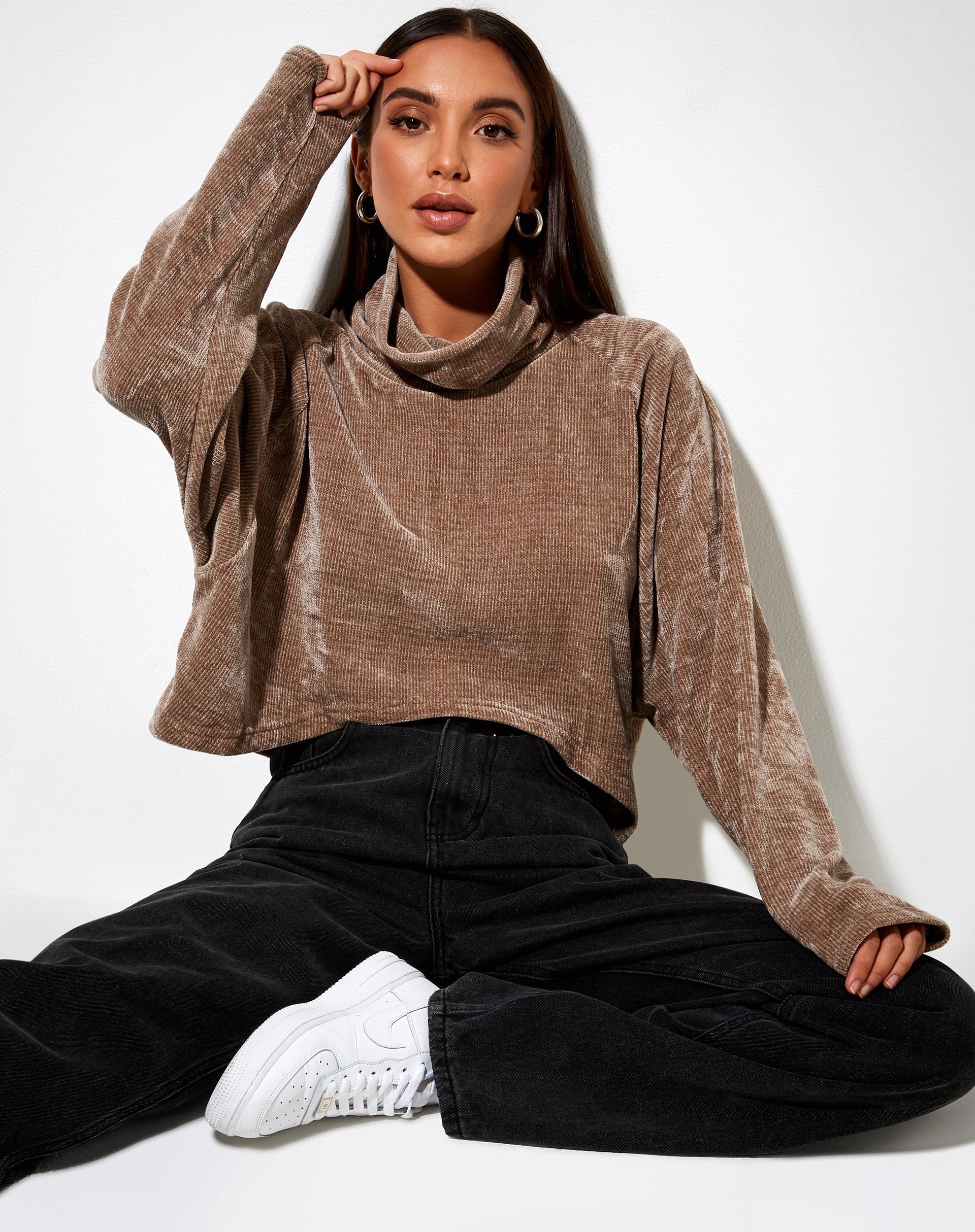 Imagen de Evie Jumper en Chenille Marrón