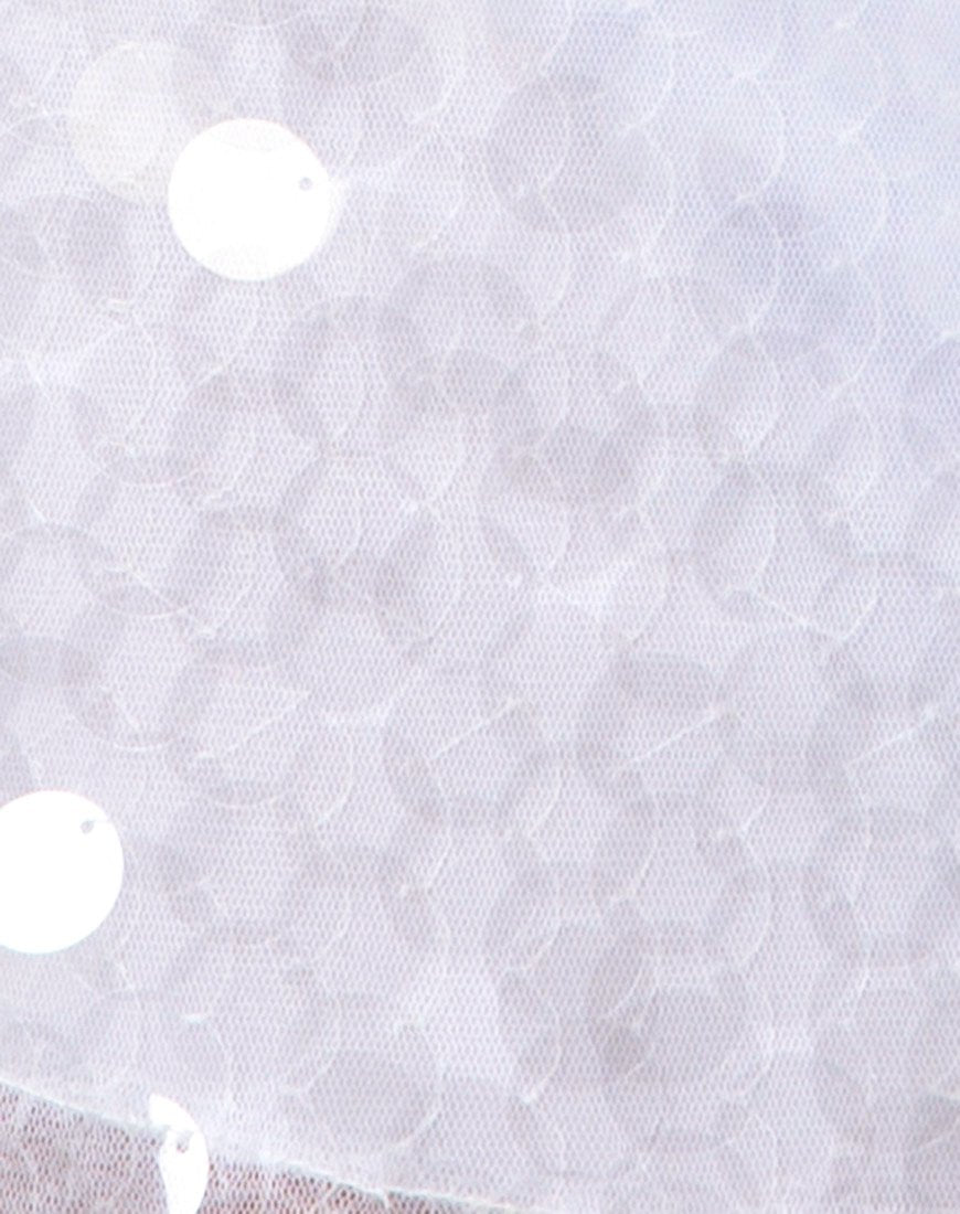 Imagen de Ewi Minifalda de lentejuelas disco transparente