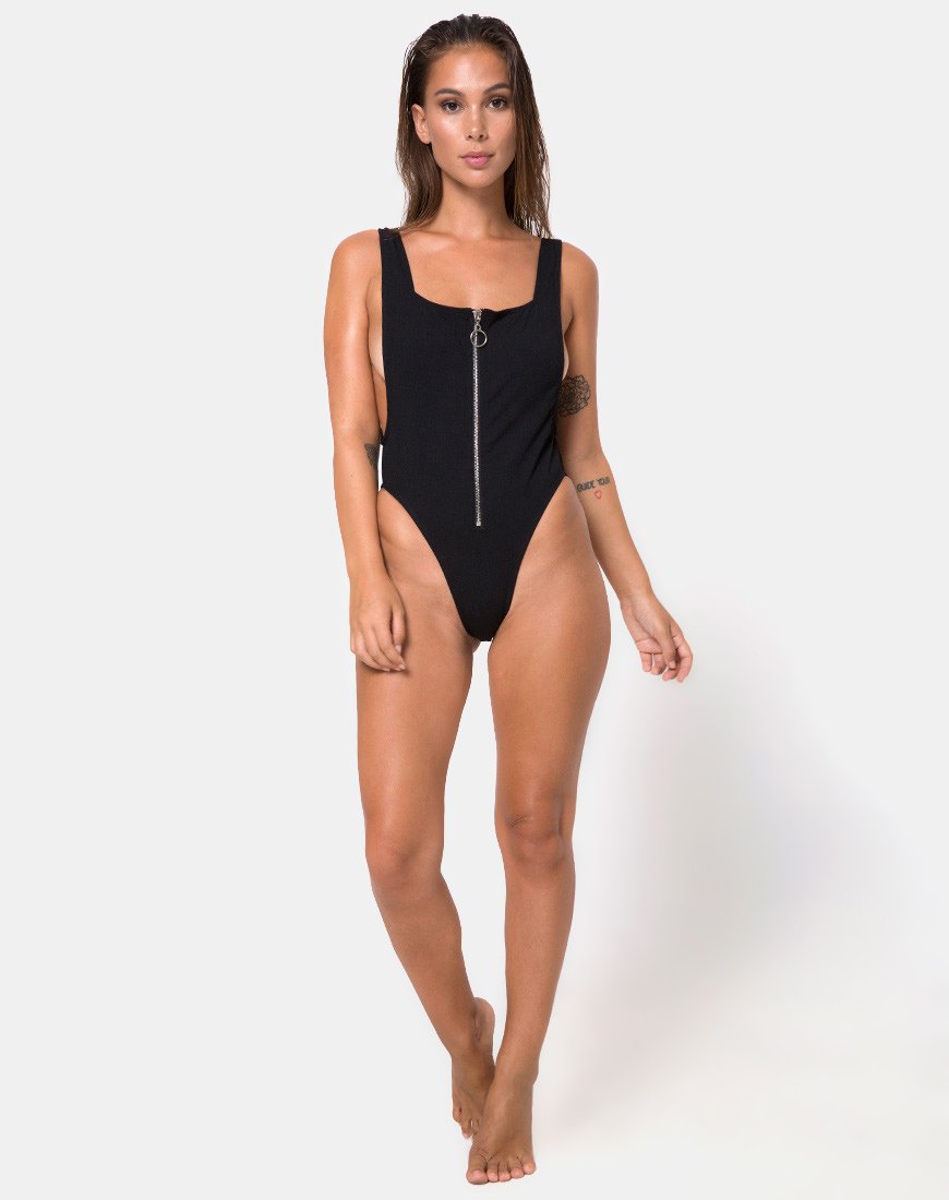 Imagen del bañador Farica Mini Rib Onyx