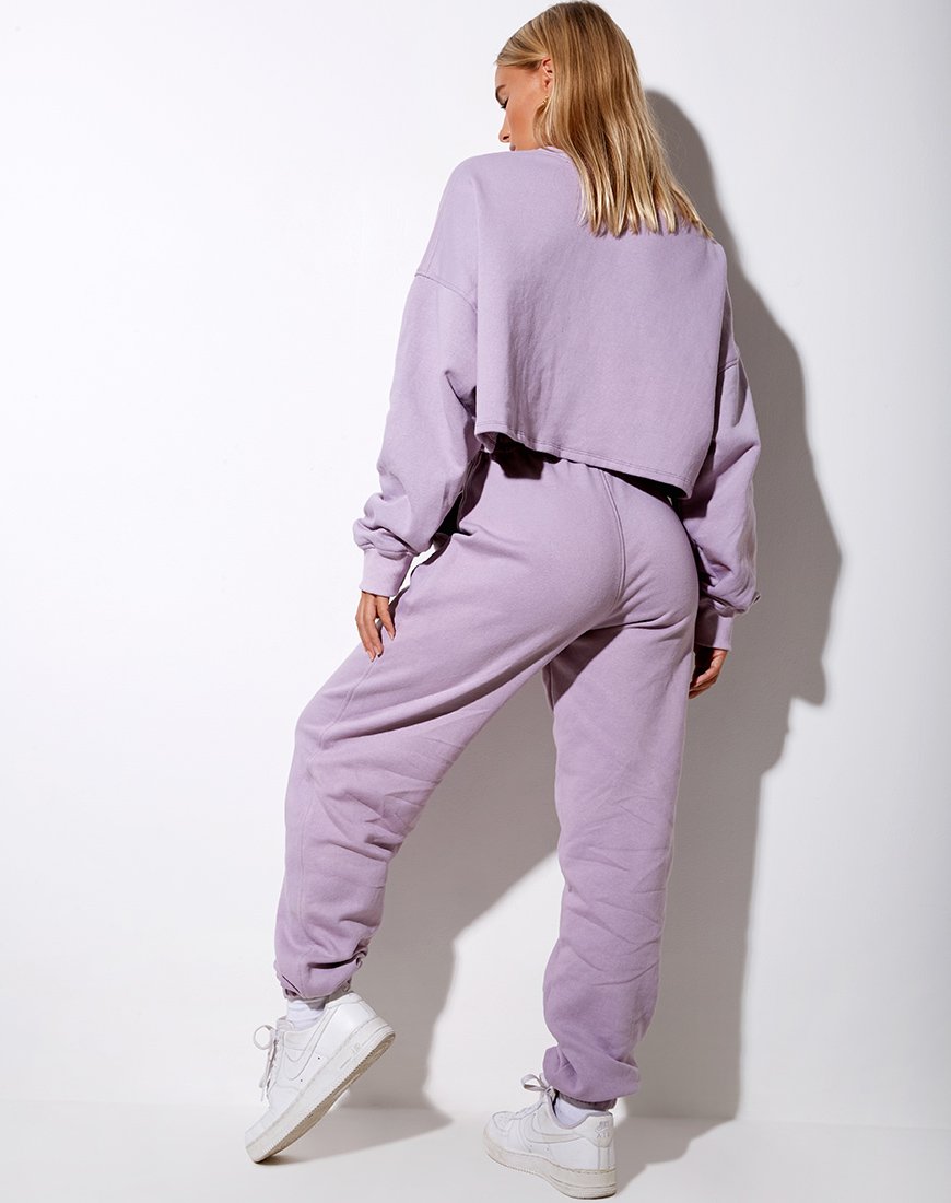 Imagen de Fawly Crop Top en Violeta Angel Embro en Blanco