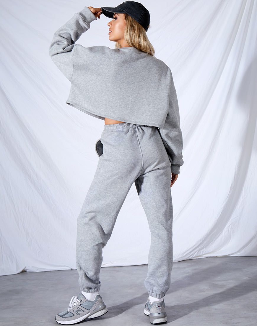 Imagen de Fawly Crop Top en Marga Gris Saint Embro