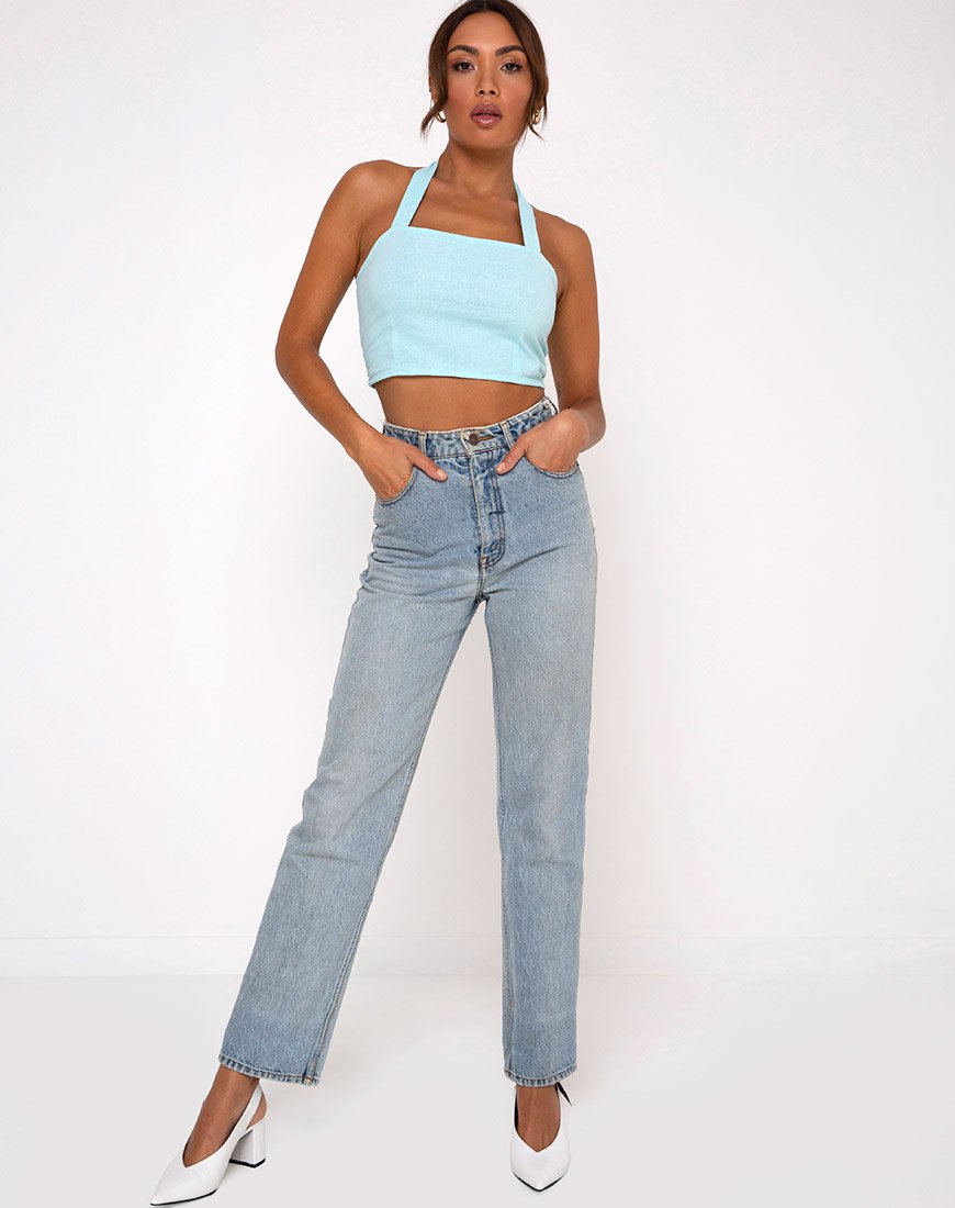 Imagen de Fedora Crop Top en Aqua