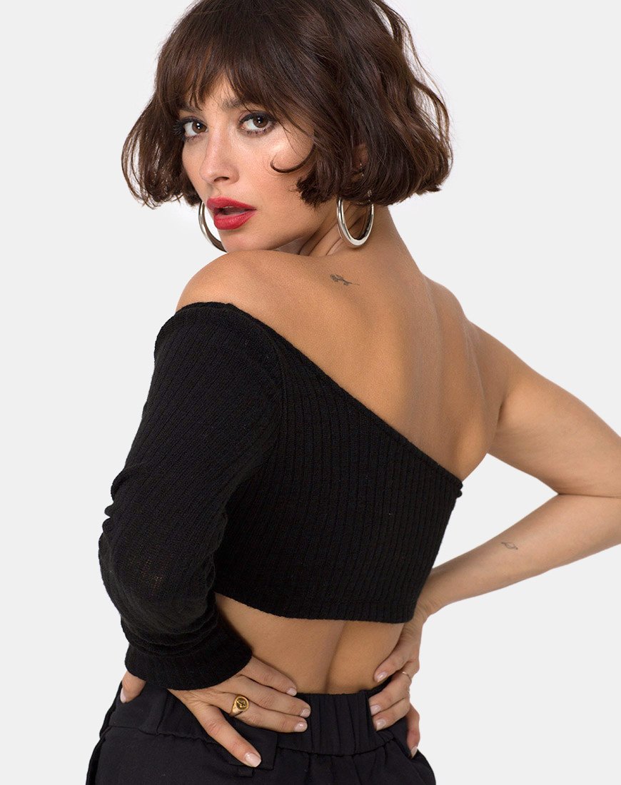 Imagen de Fiax Top en Rib Negro