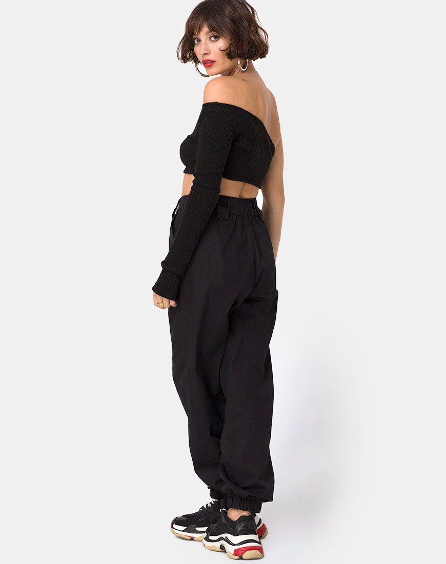 Imagen de Fiax Top en Rib Negro