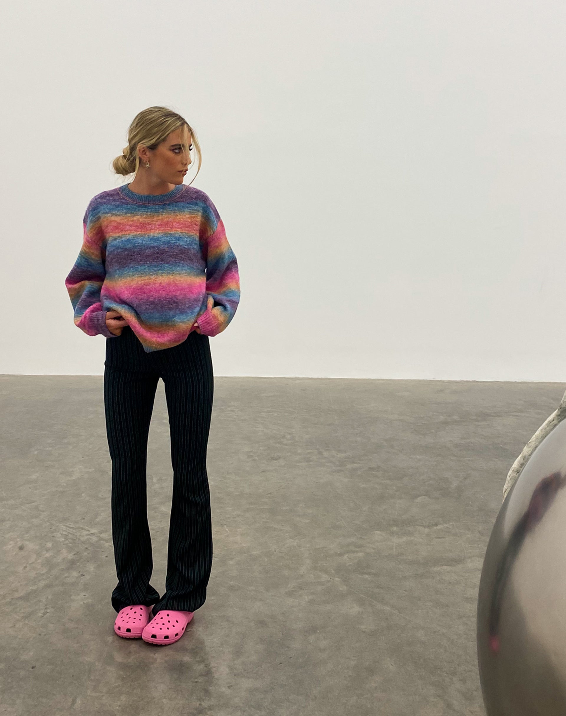 Imagen de MOTEL X OLIVIA NEILL Ammaria Jumper in Pink and Purple