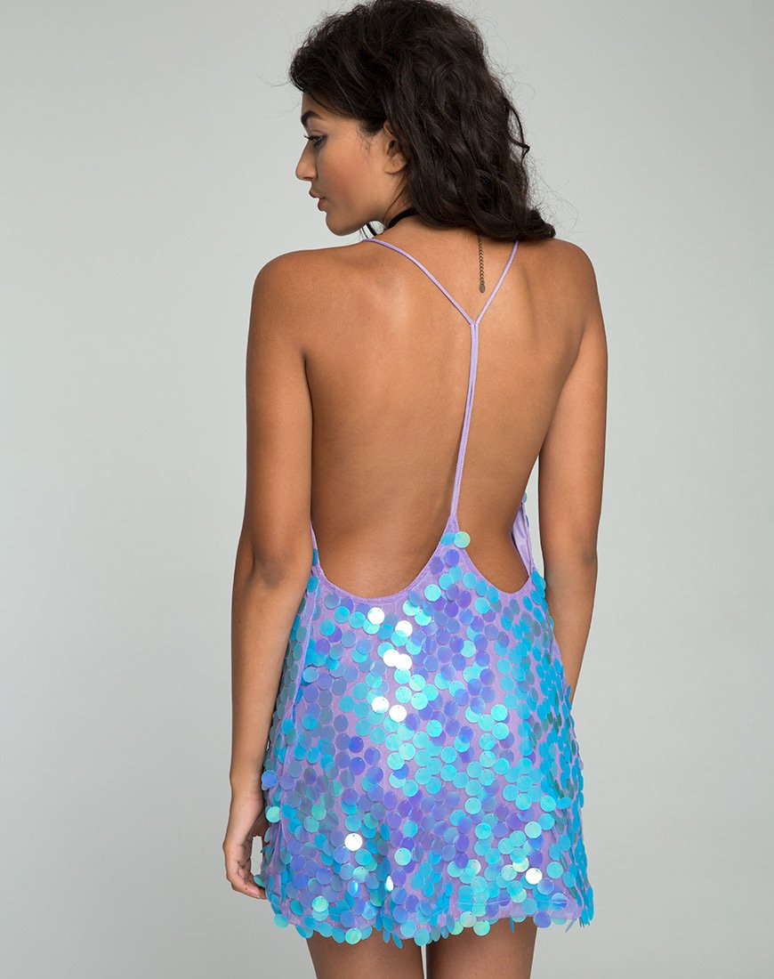Vestido Finn de lentejuelas disco sirena