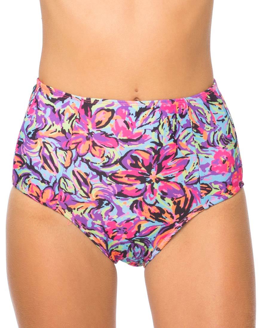 Braguita de bikini Motel Flux en Fluro Flower