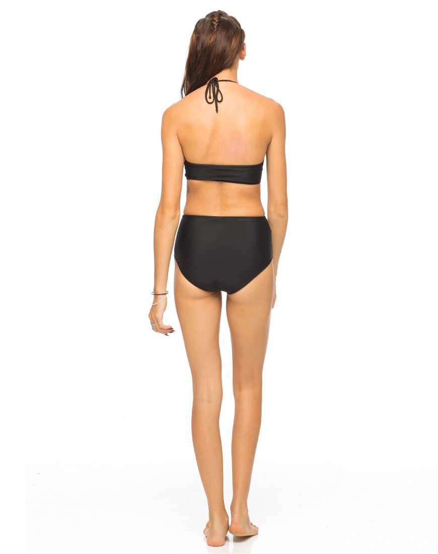Imagen del sujetador de bikini Motel Flux en negro