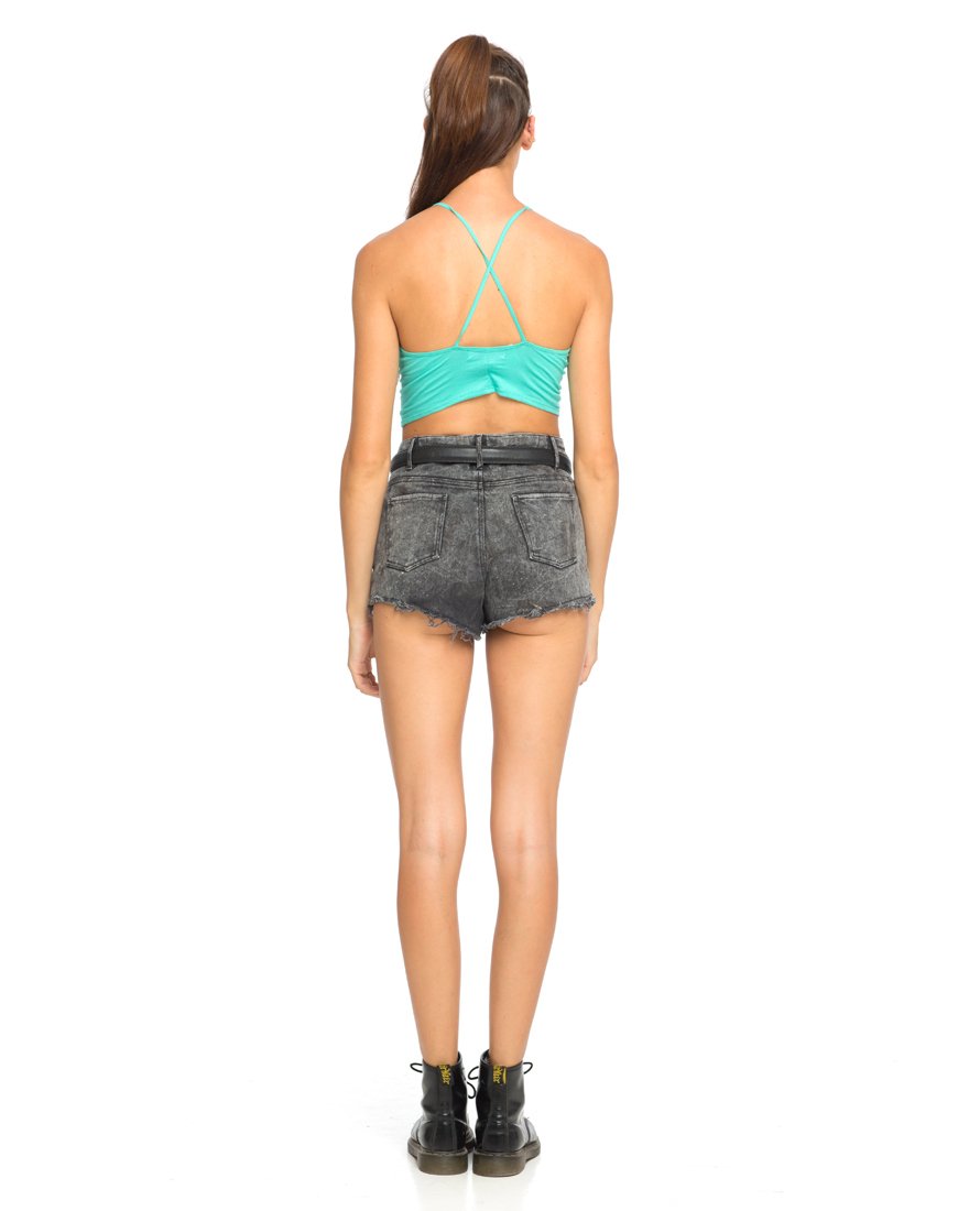 Imagen de Motel Folly Strappy Crop en Aguamarina
