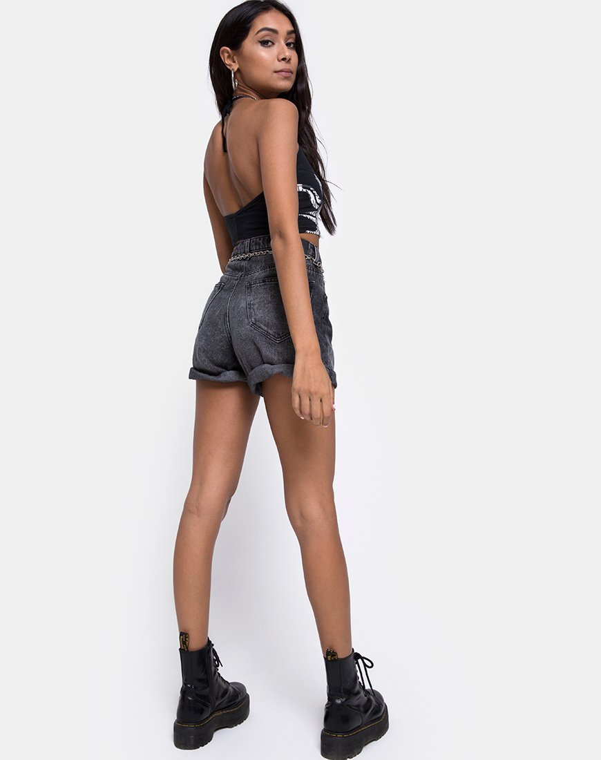 Imagen de Fonda Crop Top en Colocación Sol Luna y Estrella