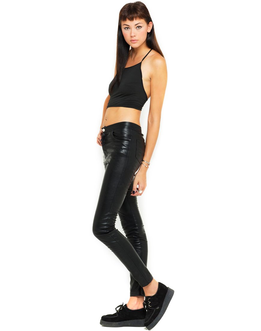 Imagen de Fonda Halter Crop Top Negro