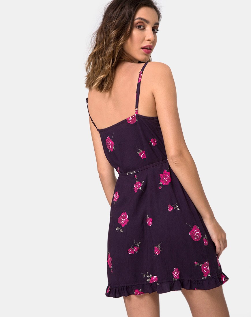 Minivestido Fuare en rosa noche