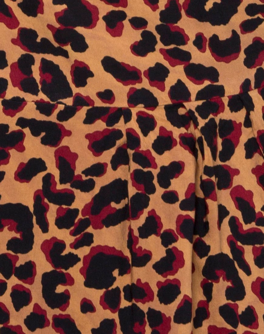 Imagen de Furia Wrap Dress in Jungle Leopard
