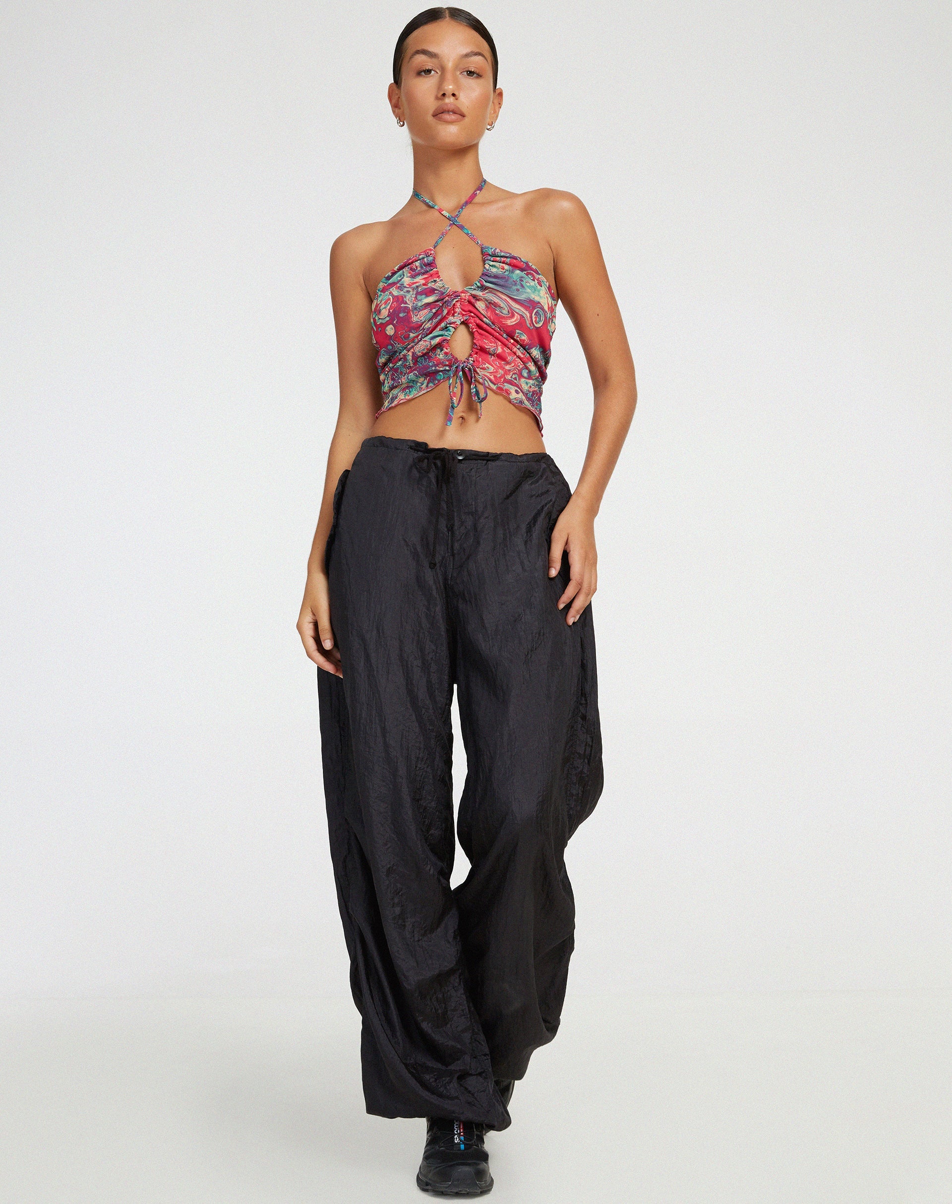 imagen de Fusena Cutout Top in Festival Print
