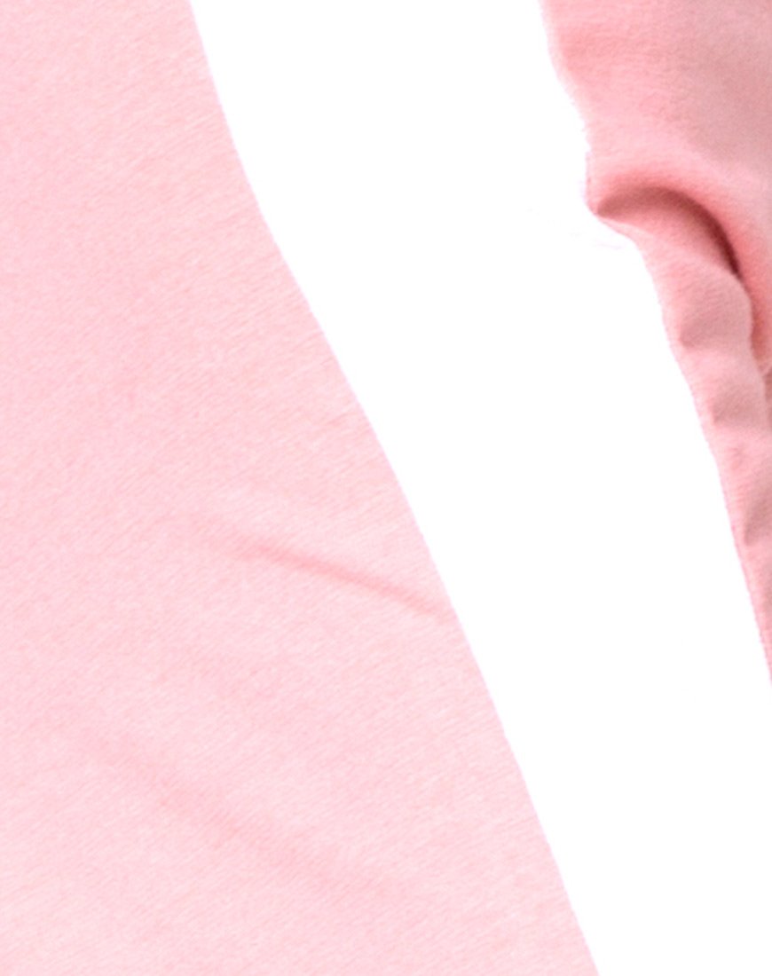 Imagen de Gadice Corpiño sin hombros en rosa pálido con raya blanca