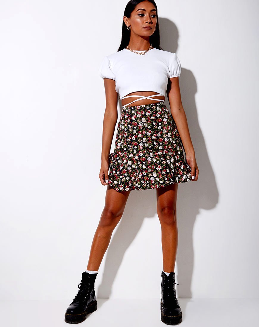 Imagen de la minifalda Gaelle en Courtney Floral
