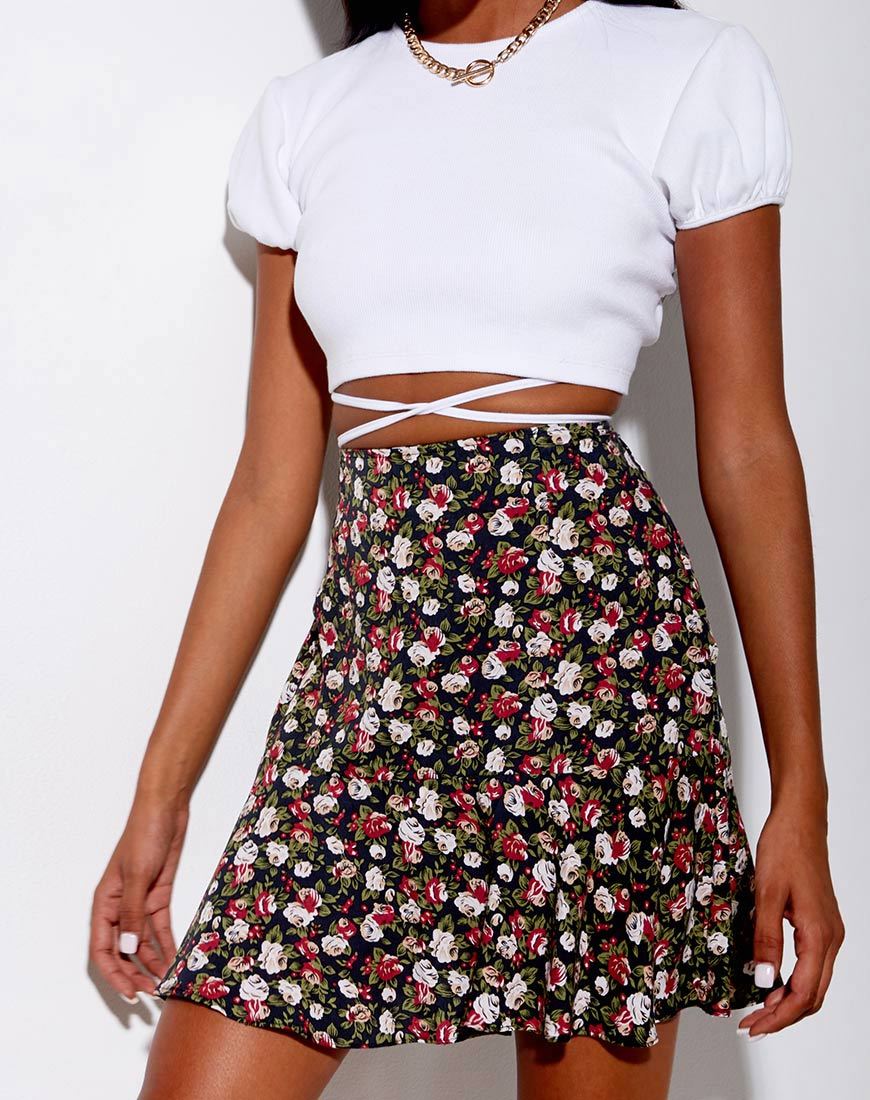 Imagen de la minifalda Gaelle en Courtney Floral