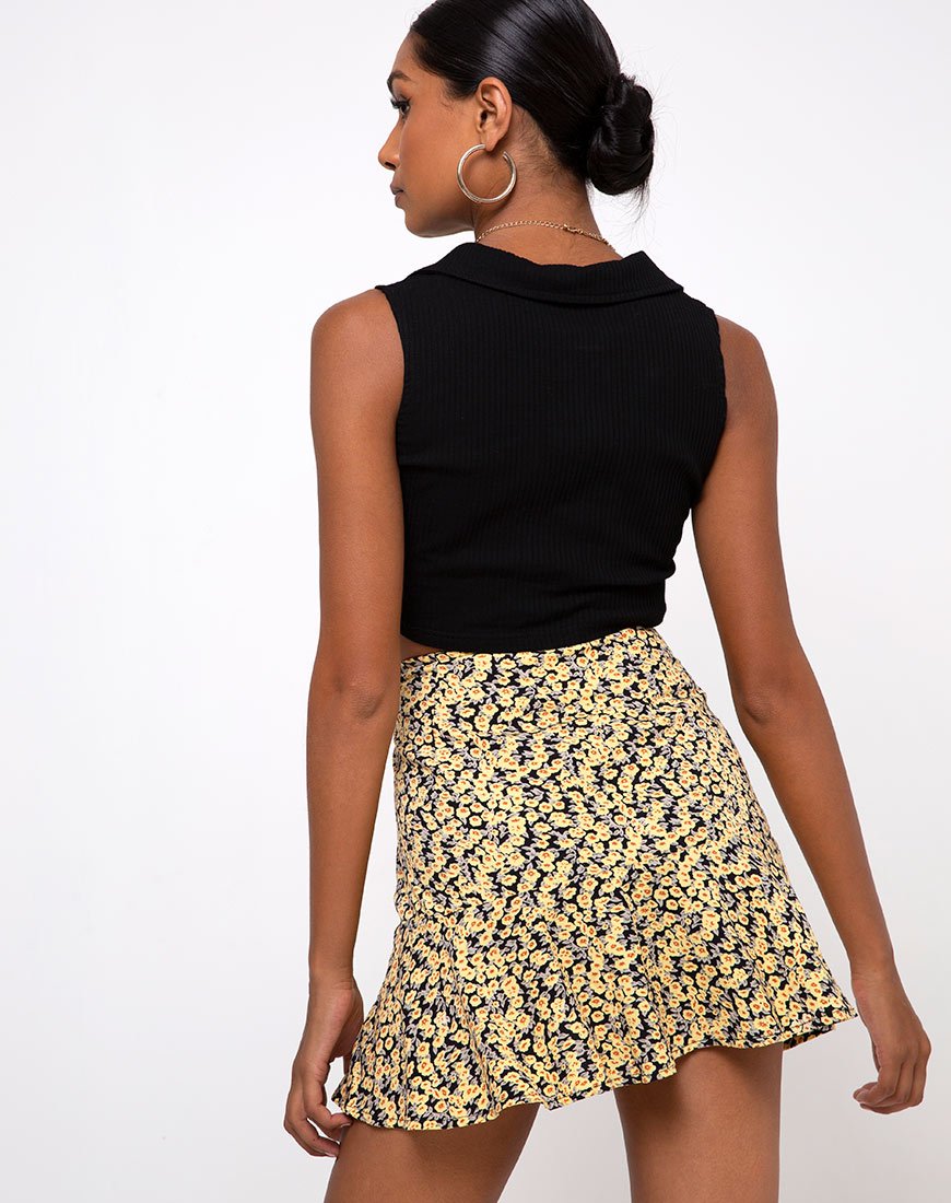 Falda Gaelle en Mini Bloom Amarillo