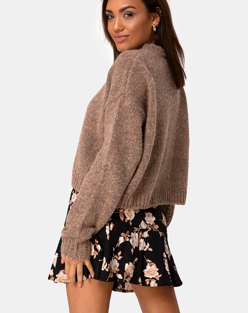 Minifalda Gaelle en rosa melocotón