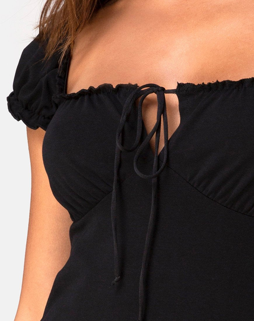 Imagen del vestido Gaina de punto negro