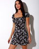 Imagen de Galaca Mini Dress in Dark Wild Flower