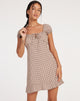 imagen de Galaca Mini Dress in Mini Gingham