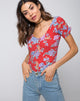 Imagen de Galay Corpiño Plunge en Vintage Fleur