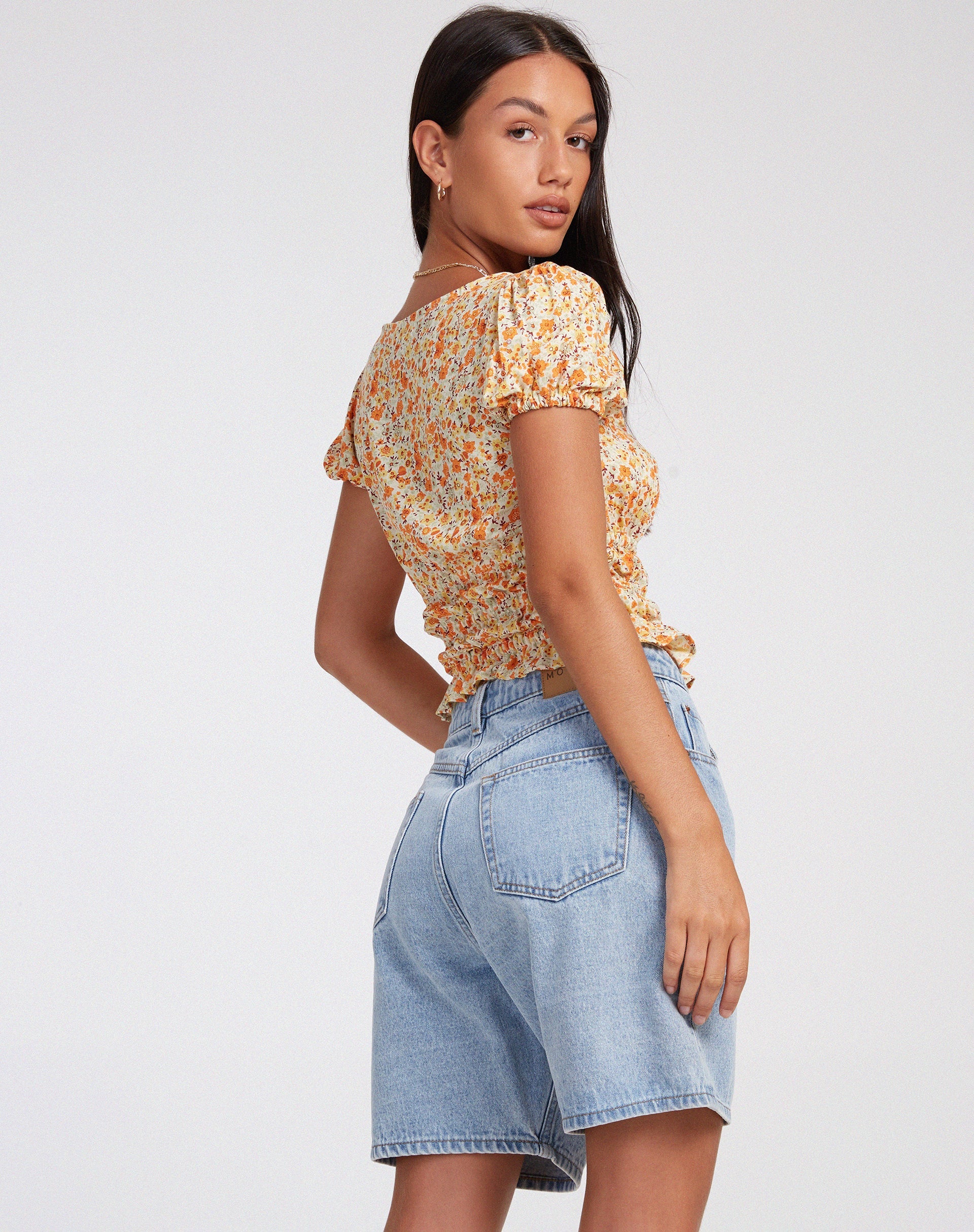 imagen de Galo Top en Ditsy Tangerine