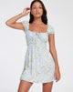 imagen de Galova Mini Dress in Washed Out Pastel Floral