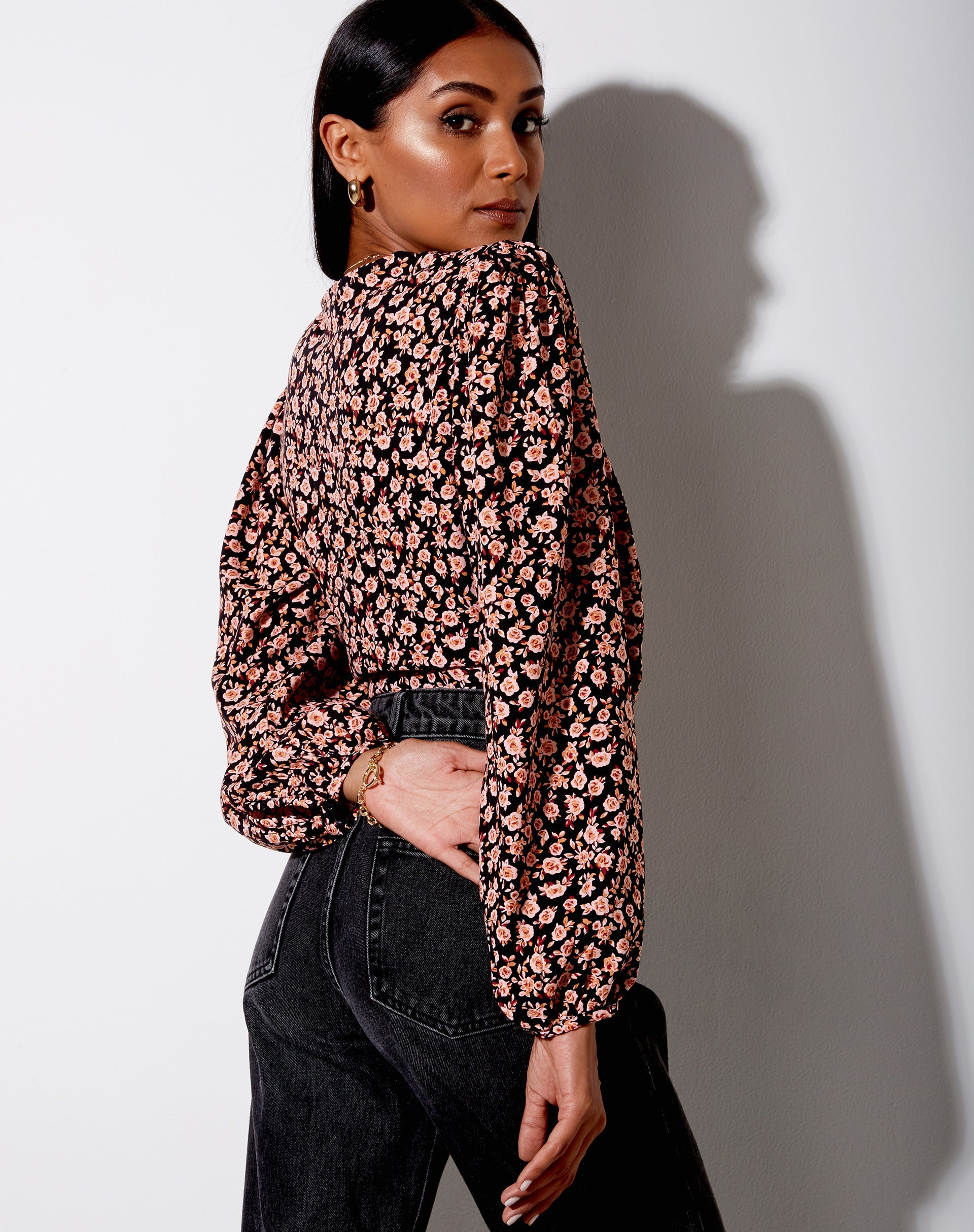 Imagen de Glario Crop Top en Flor de Otoño