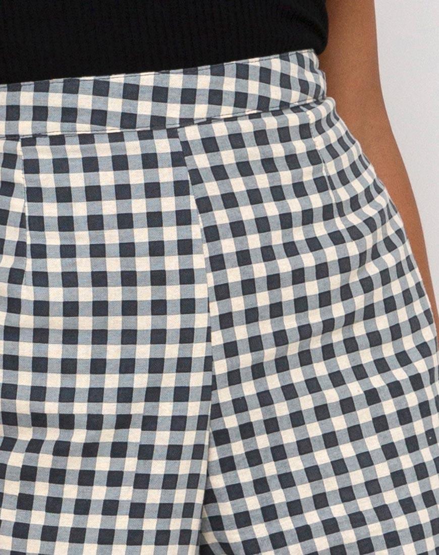 Imagen de Gamila Pantalón Culotte en Crema Gingham