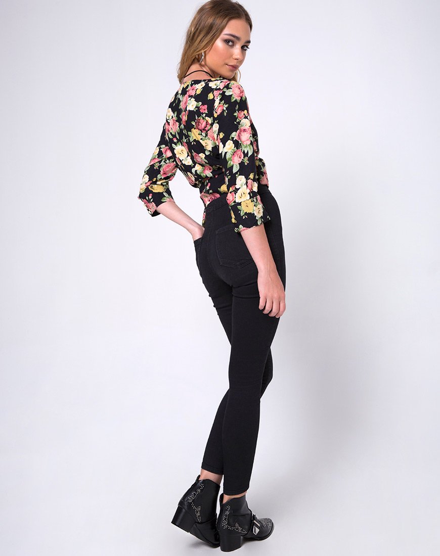 Imagen de Gamthi Wrap Top en Vintage bloom