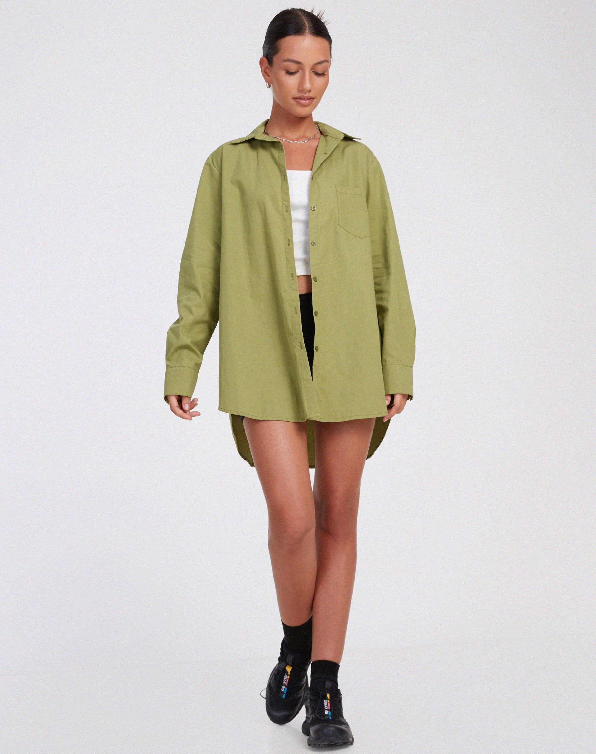 imagen de la Camisa Gane en Verde Seafoam