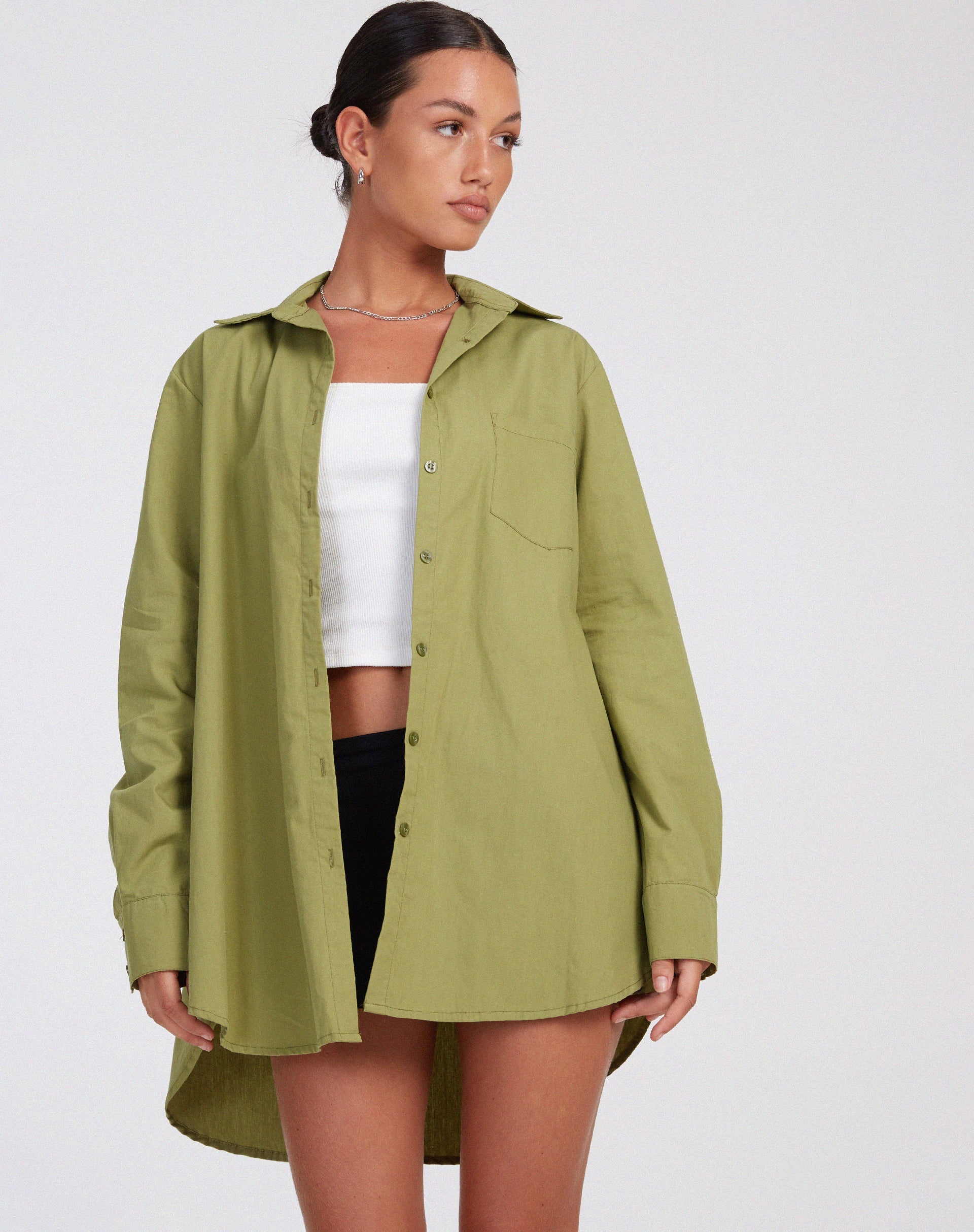 imagen de la Camisa Gane en Verde Seafoam